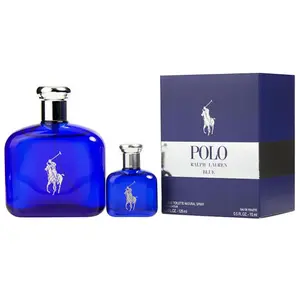 Polo Blue - Ralph Lauren Coffret Cadeau 140 ml pas cher