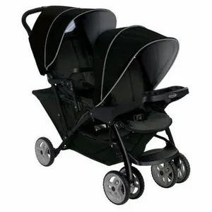 Graco Stadium Duo Click Connect poussette, noire et grise