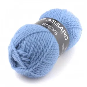 Pelote de laine et alpaga à tricoter CASCADE - 100GR - Plassard 22 Ble...