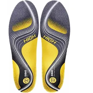 Comparateur de prix : Sidas 3 Feet Run Protec High Arch - Semelles de running jaune 39/41