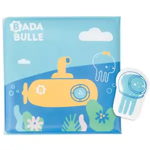 Livre de bain et marionnette BLEU Badabulle pas cher