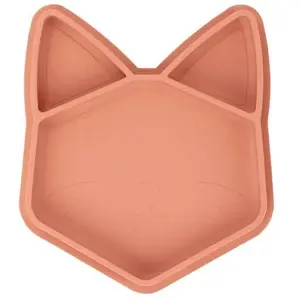 Comparateur de prix : Babymoov Assiette silicone compartimentée ISY PLATE Renard Terracotta