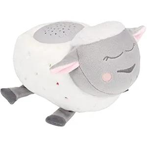 Comparateur de prix : Badabulle Veilleuse Mouton Peluche - Projection d'étoiles & Berceuses