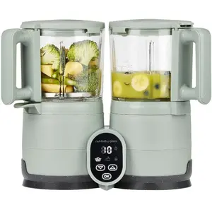 Comparateur de prix : babymoov Préparateur d'aliments pour bébés Nutribaby Glass, Green Celadon