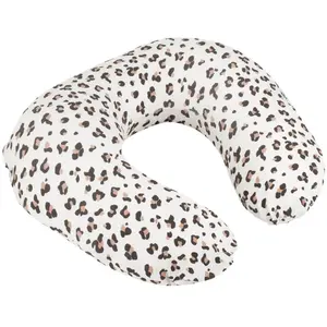 Coussin d'allaitement Softy Leopard Cream