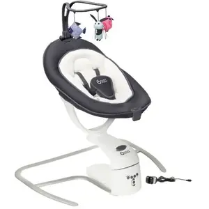 Comparateur de prix : Babymoov Balancelle bébé électrique Swoon Motion, Assise à 360°, Zinc