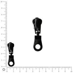 Perles et bijoux Pendentif fermeture éclair L. 38 mm - NoirVendu parscrapmalin