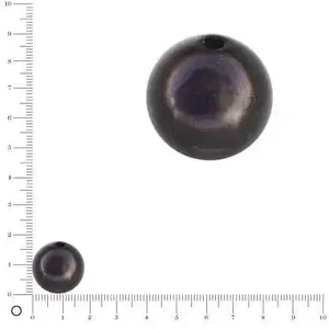 Perles et bijoux Perle magique Ø 18 mm - GrisVendu parscrapmalin