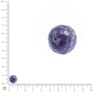 Kathy Création Perle ronde à facettes en amethyste - Ø 10 mmVendu parscrapmalin