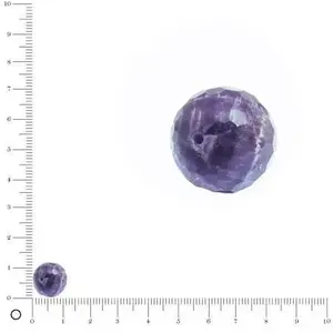 Kathy Création Perle ronde à facettes en amethyste - Ø 12 mmVendu parscrapmalin