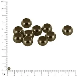 Perles et bijoux Perle à écraser Ø 4 mm - Bronze vieilli - Lot de 10Vendu parscrapmalin