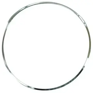 Perles et bijoux Tour de cou plat Ø 14 cm - Argenté vieilliVendu parscrapmalin