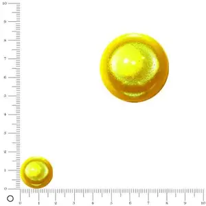 Perles et bijoux Perle magique Ø 18 mm - Jaune orangéVendu parscrapmalin