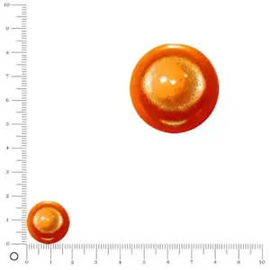 Perles et bijoux Perle magique Ø 18 mm - OrangeVendu parscrapmalin