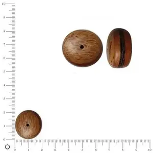 Perles box Perle en bois L. 27 mm - Palet tricoloreVendu parscrapmalin