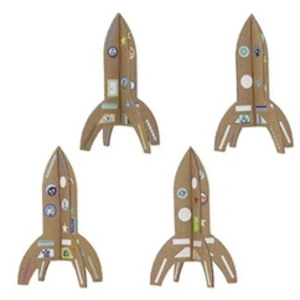 Pirouette Cacahouète - Kit Créatif - Mes Fusées Extraterrestres