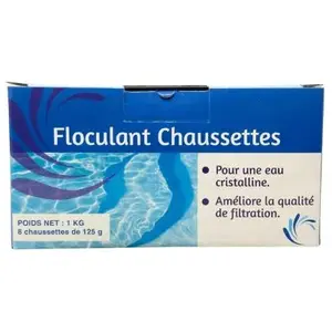 MASTERPOOL Floculant chaussettes - Pack de 8 - Entretien piscine