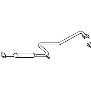 Tube D'échappement Nps N430n123 pas cher
