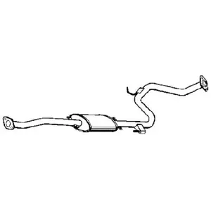 Tube D'échappement Nps M430a94 pas cher