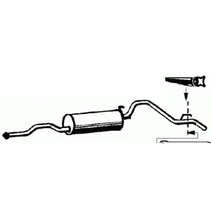 Tube D'échappement Nps T430a111 pas cher