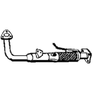 Tube D'échappement Nps H430a44 pas cher