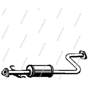 Tube D'échappement Nps H430a69 pas cher