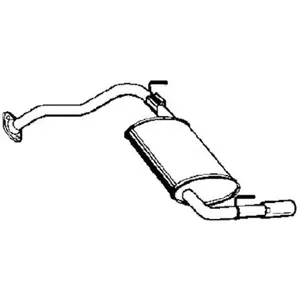 Tube D'échappement Nps M430a105 pas cher