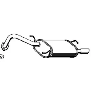 Tube D'échappement Nps H430i01 pas cher