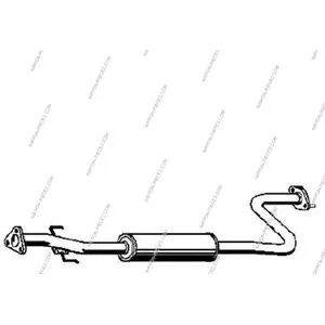 Tube D'échappement Nps H430a19 pas cher