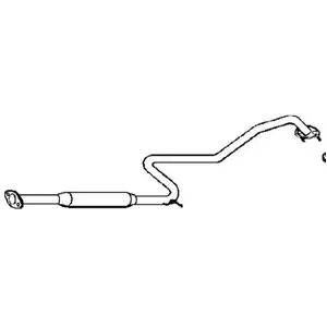 Tube D'échappement Nps N430n121 pas cher