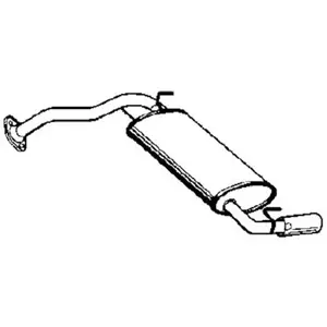 Tube D'échappement Nps M430a107 pas cher