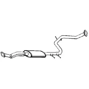 Tube D'échappement Nps K430a11 pas cher