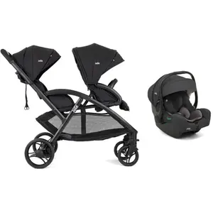 JOIE - Poussette DUO EVALITE double + I-gemm 3 Shale
