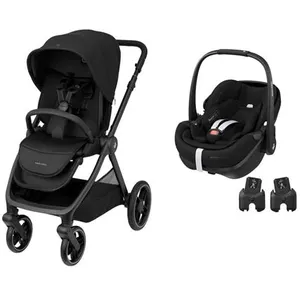 MAXI COSI - Poussette DUO Oxford + Pebble 360 Pro 2 TWILLIC BLACK