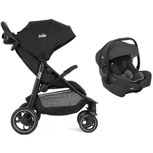 JOIE - Poussette duo Litetrax + Siège-auto I-Gemm 3 - Shale pas cher
