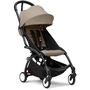 Non communiqué STOKKE - Poussette YOYO3 Pack 6+ Taupe / Cadre Noir pas cher