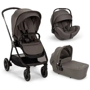NUNA - Poussette TRIO Triv Next + Siège-auto Arra Flex + Nacelle Mixx Thunder