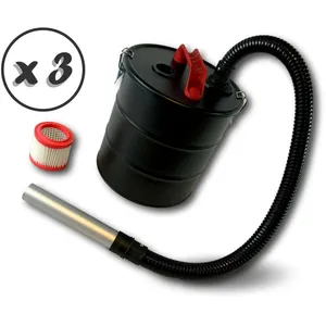 KIBROS Bidon vide cendres pour aspirateur Filtres et accessoires Cendr... pas cher