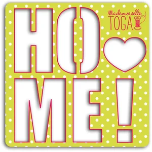 Toga Pochoir de couture - Home - 12,5 x 12,5 cmVendu parscrapmalin