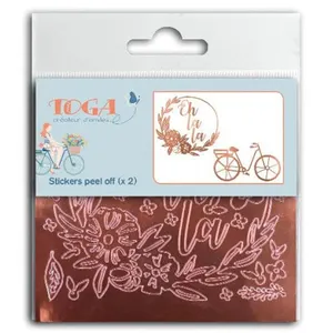 Toga Stickers - Oh la la - Peel off pas cher