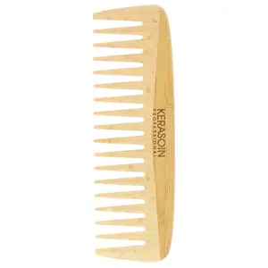 Peigne Démêloir en Bois de Hêtre Kerasoin Professionnel 15 cm pas cher