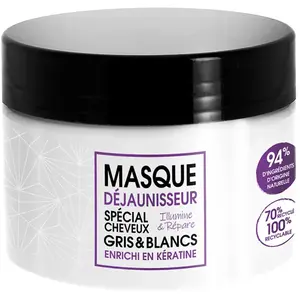 Masque Déjaunisseur pour Cheveux Gris et Blancs Kerasoin Professionnel pas cher