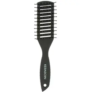 Kerasoin Professionnel - Brosse et peigne - Brosse noire tunnel Picots...