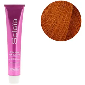 Coloration Ton sur Ton Solaïa Kerasoin Professionnel 7.43 blond cuivré... pas cher