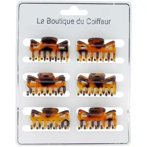 Pinces Croco La Boutique du Coiffeur écaille pas cher