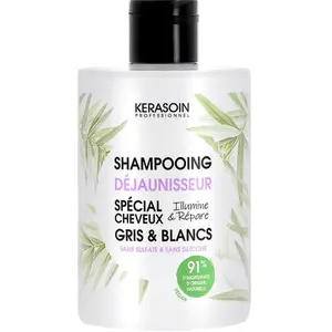 Shampooing Déjaunisseur Cheveux Gris & Blancs Gamme Nature Kerasoin Pr... pas cher