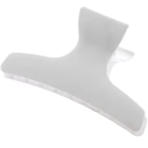Pince croco La Boutique du Coiffeur blanche 9.5cm pas cher