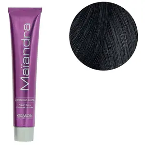 Coloration permanente Maïandra de Kerasoin Professionnel 1.1 noir bleu pas cher