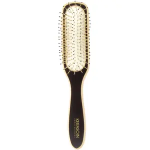 LA BOUTIQUE DU COIFFEUR Brosse à cheveux pneumatique - Tous types de cheveux - Bois pas cher
