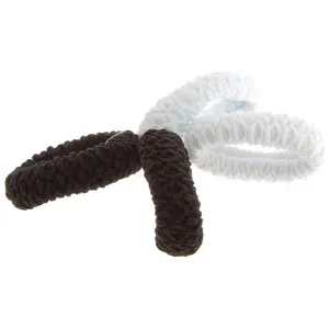 Elastiques Mousse La Boutique du Coiffeur noir et blanc pas cher
